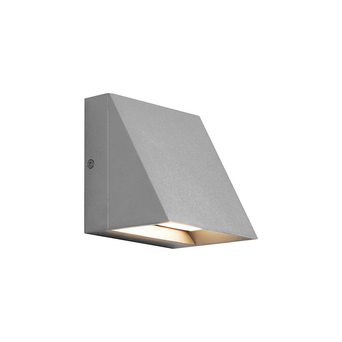 Visual Comfort Modern Pitch Single Sconce, Silver-LED827-277