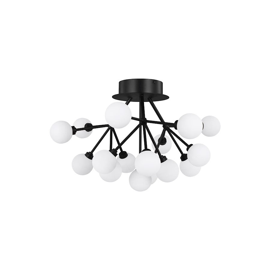 Visual Comfort Modern Mara Ceiling, Matte Black