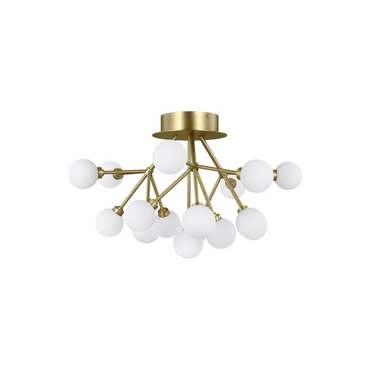 Visual Comfort Modern Mara Ceiling, Aged Brass