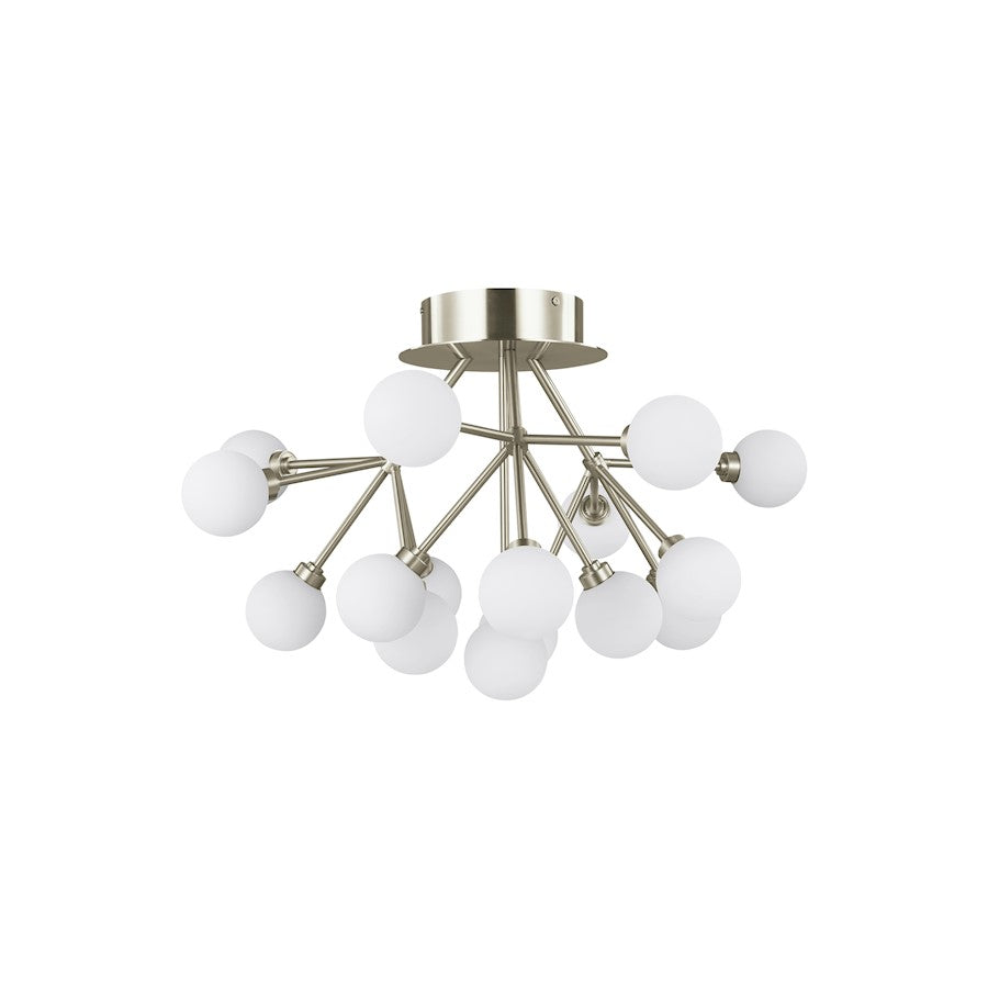 Visual Comfort Modern Mara Ceiling, Satin Nickel