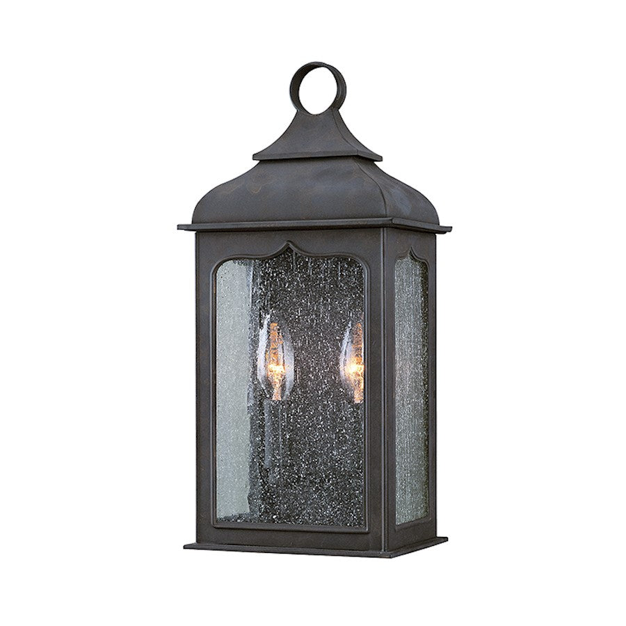 Troy Lighting Henry Street 2Lt Pocket Sconce, Small, Iron/Seed - B2010-TBZ