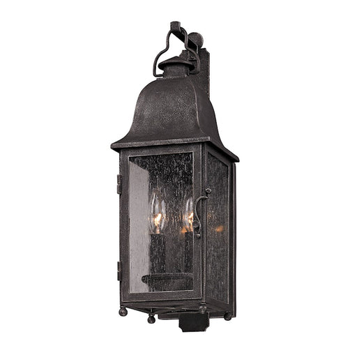 Troy Lighting Larchmont 2Lt Wall Sconce, Small, Pewter/Clear Seeded - B3211-VBZ
