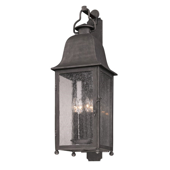 Troy Lighting Larchmont Wall Light, Aged Pewter
