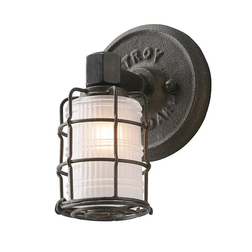 Troy Lighting Mercantile 1Lt Wall Sconce, Bronze/Frosted - B3841-VBZ