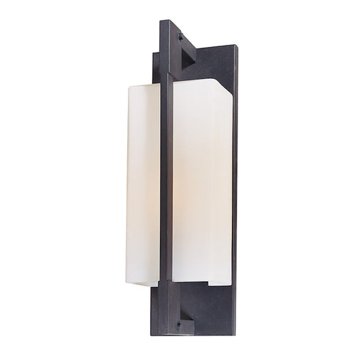 Troy Lighting Blade 1Lt Wall Sconce, Medium, Forged Iron/Opal Etched - B4016-FOR