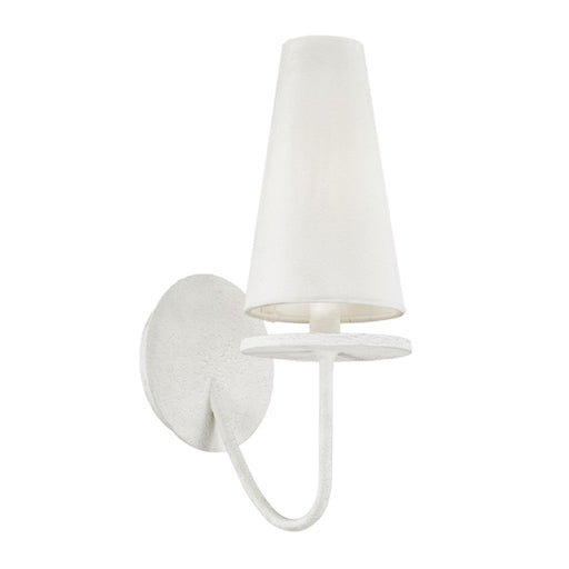 Troy Lighting Marcel 1Lt Wall Sconce, Gesso White/Off-White - B6281-GSW