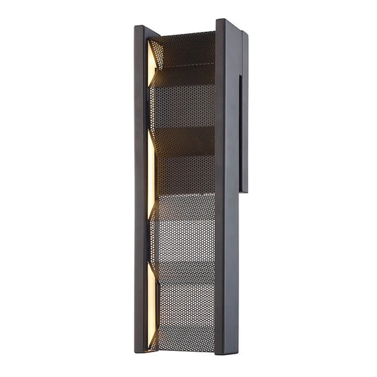 Fuze 1 Light Wall Sconce, Modern Bronze