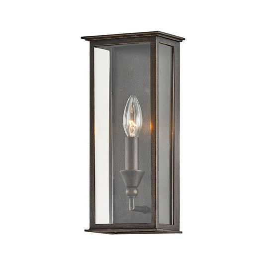 Troy Lighting Chauncey 1Lt Wall Sconce, Vintage Bronze/Clear - B6991-VBZ