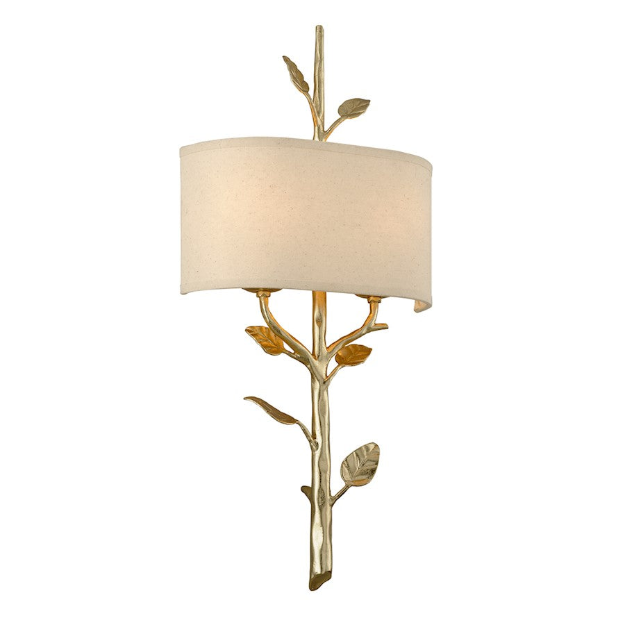 Troy Lighting Almont 2 Light Wall Sconce, Gold Leaf - B7172-GL