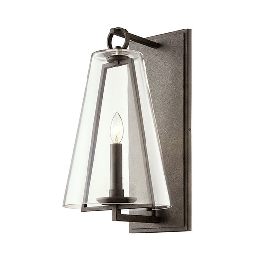 Troy Lighting Adamson 1 Light Wall Sconce, French Iron - B7402-FRN