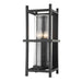 Troy Lighting Carlo 4 Light Large Exterior Wall Sconce, Black/Clear - B7504-TBK