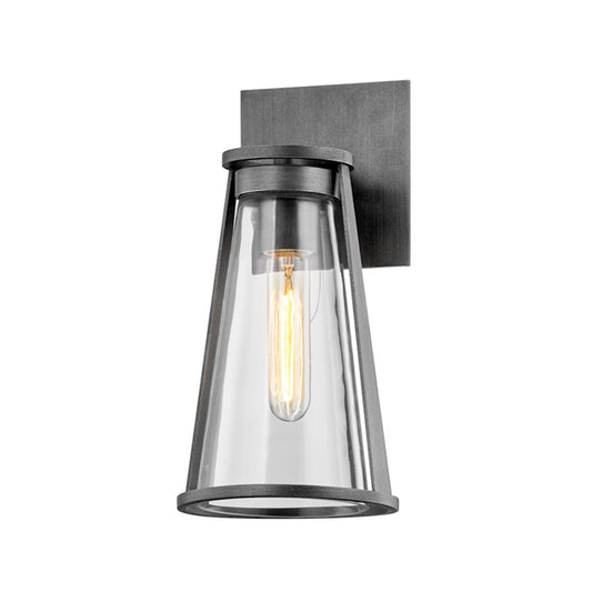 Troy Lighting Prospect 1Lt 12" Wall Sconce, Graphite/Clear - B7611-GRA