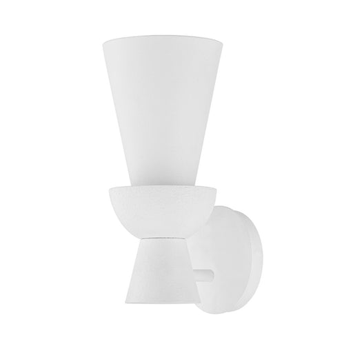 Troy Lighting Florence 1 Light Wall Sconce, Gesso White/White - B7901-GSW