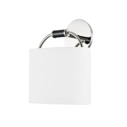 Troy Lighting Pete 1 Light Wall Sconce, Polished Nickel - B8712-PN