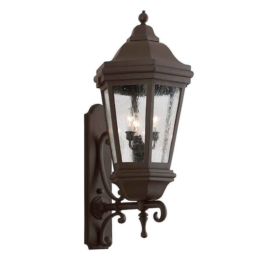 Troy Lighting Verona 1-LT Wall Lantern Fluorescent LG, BK/Frosted - BFCD6831MB