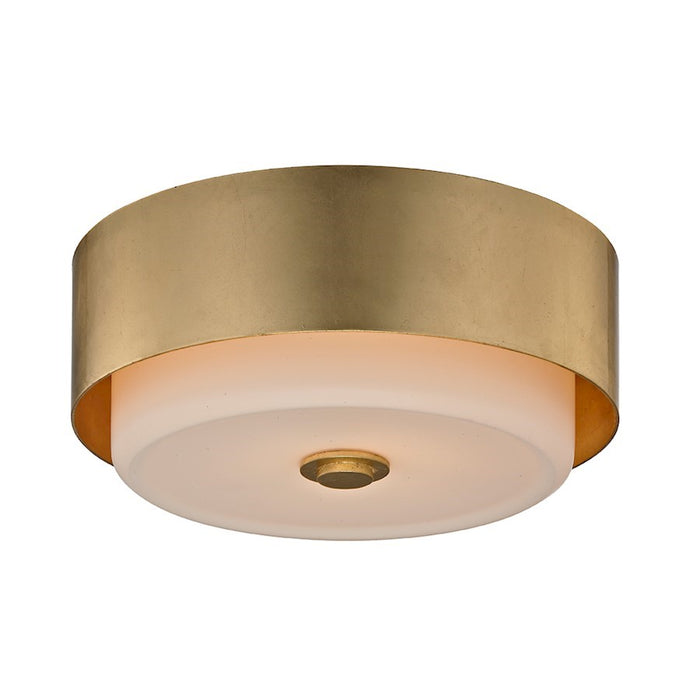 Troy Lighting Allure 1 Light Round Ceiling Flush, Gold