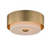 Troy Lighting Allure 1Lt 13" Flush Mount, Gold Leaf/Opal Etched - C5661-GL