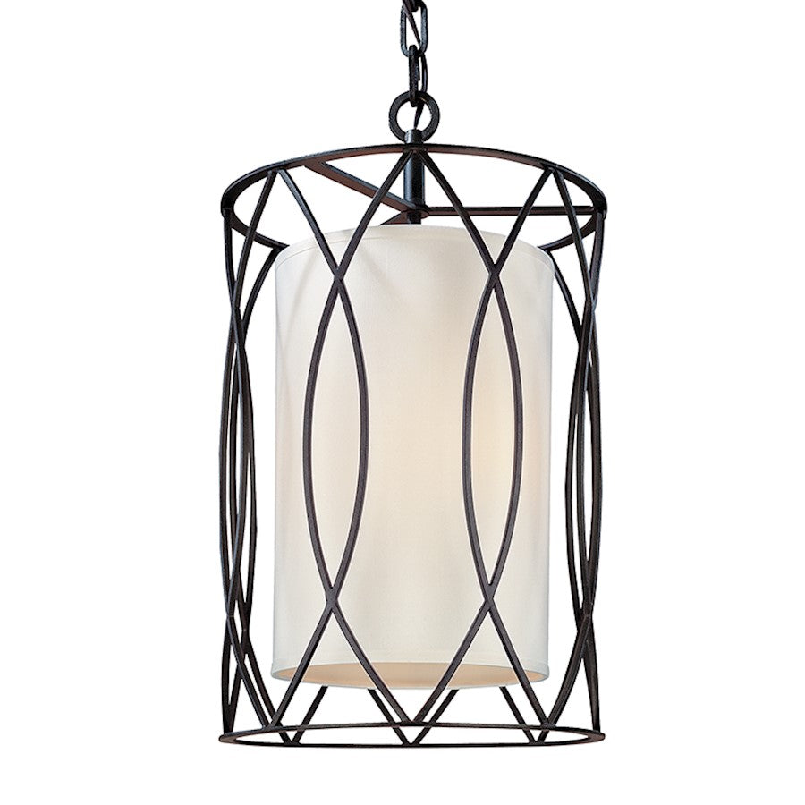 Troy Lighting Sausalito 3 Light Pendant, Textured Iron - F1287-TRN