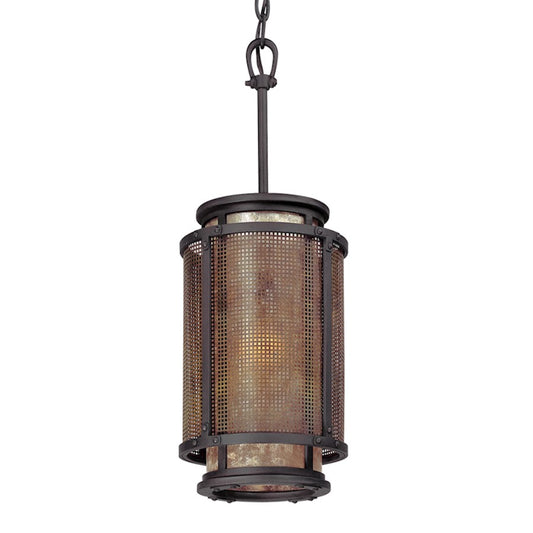 Troy Lighting Copper 1Lt Pendant, Copper Bronze/Silver - F3102-BRZ-SFB