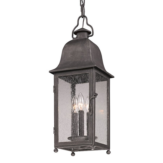 Troy Lighting Larchmont 3Lt Hanging Pendant, Medium, Pewter/Seed - F3217-VBZ