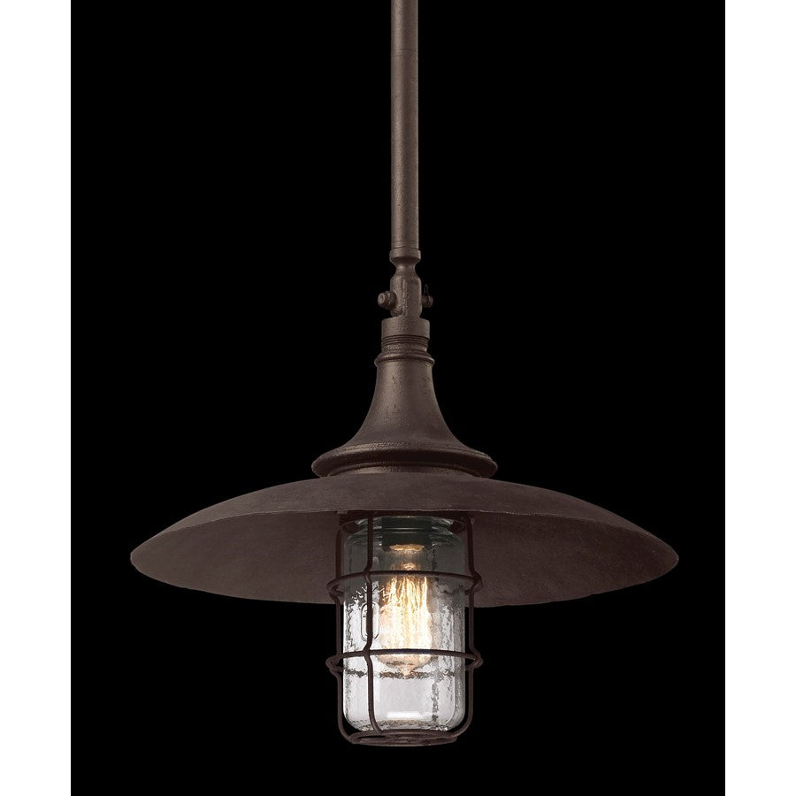 Troy Lighting Allegany 1 Light Hanger, Centennial Rust