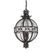 Troy Lighting Campanile 3 Light Lantern, French Iron/Clear Seeded - F5008-FRN