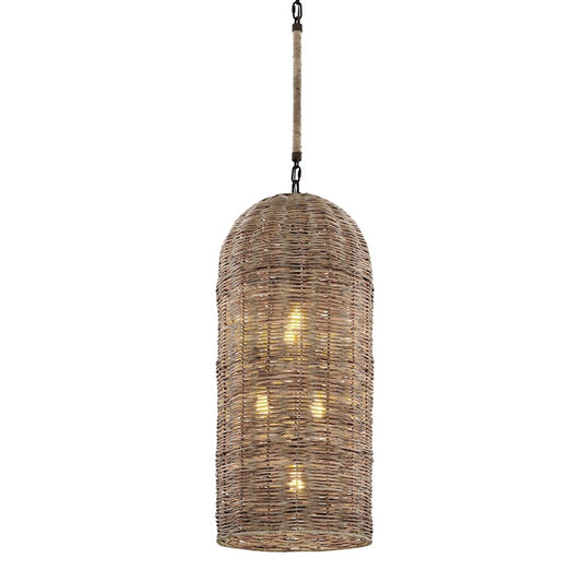 Troy Lighting Huxley 5 Light Pendant, Textured Bronze - F6907-TBZ