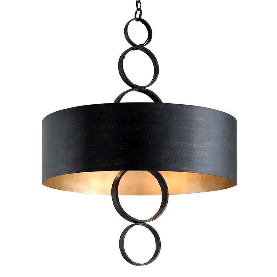 Troy Lighting Rivington 8 Light Chandelier, Charred Copper - F7236-CH