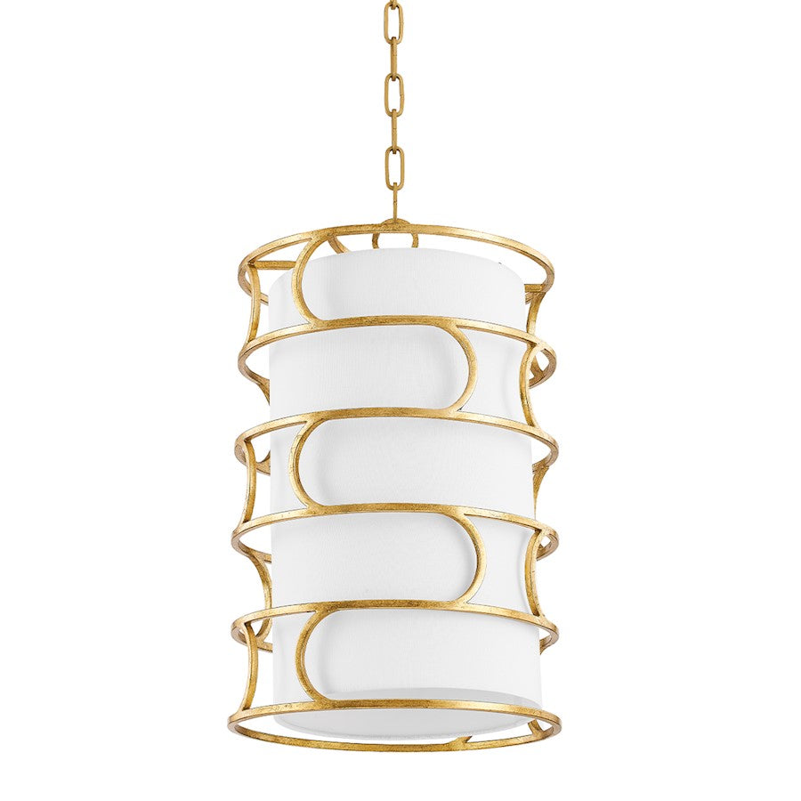 Troy Lighting Reedley 3 Light Pendant, Vintage Gold Leaf - F8113-VGL