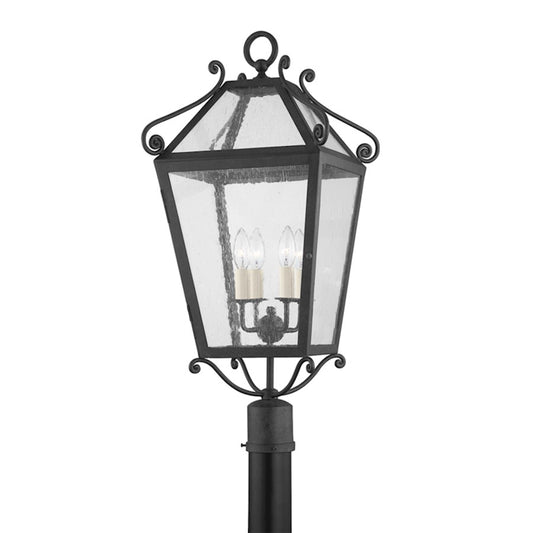 Troy Lighting Santa Barbara County 4 Light Exterior Pendant, Iron - P4129-FRN