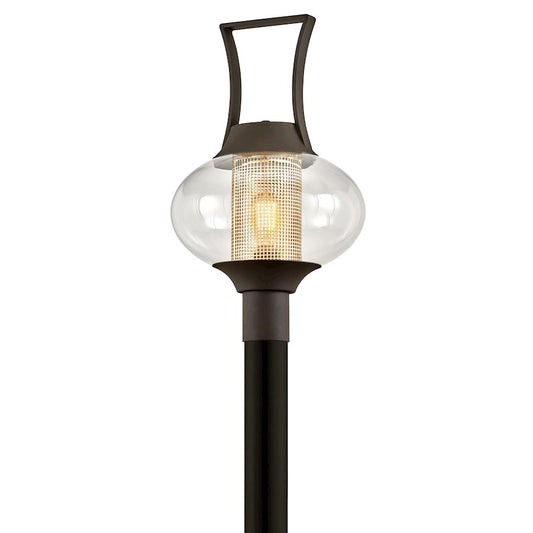 Troy Lighting Horton 1 Light Post Light, Texture Bronze