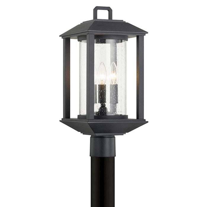 Troy Lighting Mccarthy 3 Light Post, Forged Iron - P7285-FOR