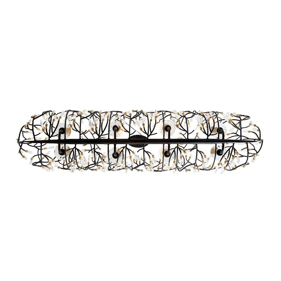 Crystal Linear Pendant, Black