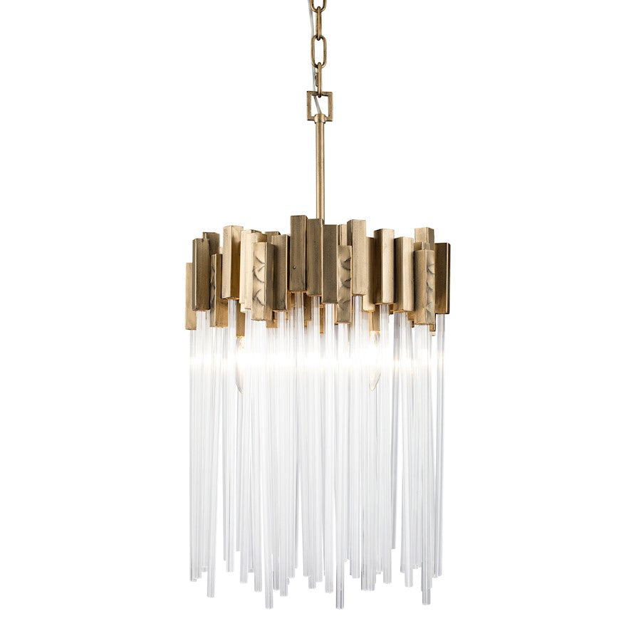 Varaluz Matrix 3-Light Pendant, Havana Gold - 309P03HG