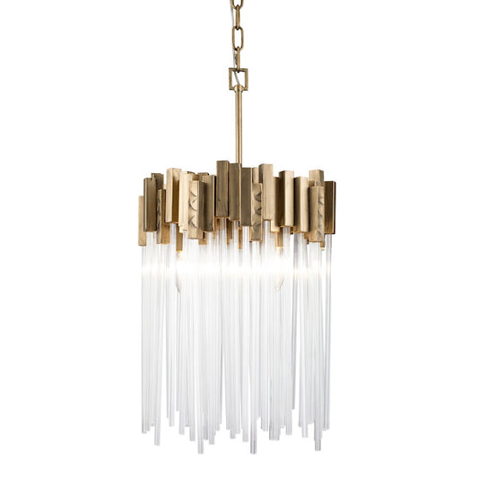 Varaluz Matrix 3-Light Pendant, Havana Gold - 309P03HG