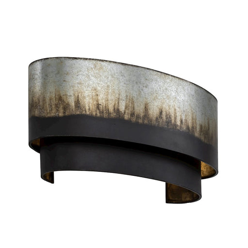 Varaluz Cannery 2-Lt Sconce, Ombre Galvanized/Ombre Galvanized - 323W02OG