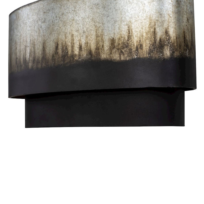 Varaluz Cannery 2-Lt Sconce, Ombre Galvanized/Ombre Galvanized