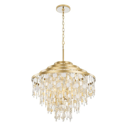 Kalani Chandelier, French Gold