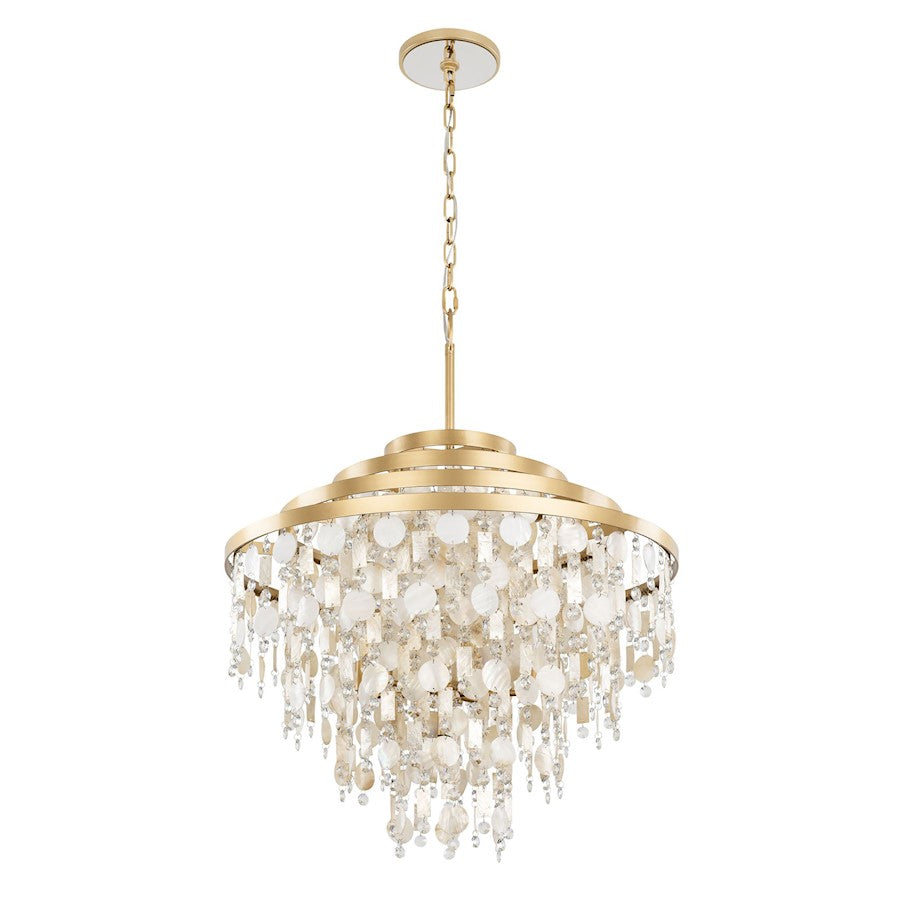 Kalani Chandelier, French Gold