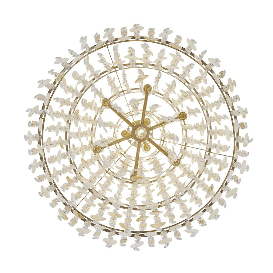 Kalani Chandelier, French Gold