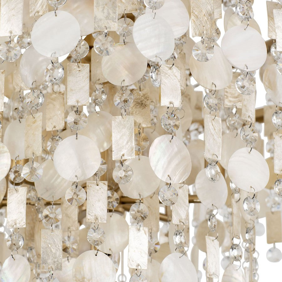 Kalani Chandelier, French Gold