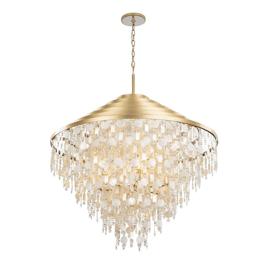 Kalani Chandelier, French Gold