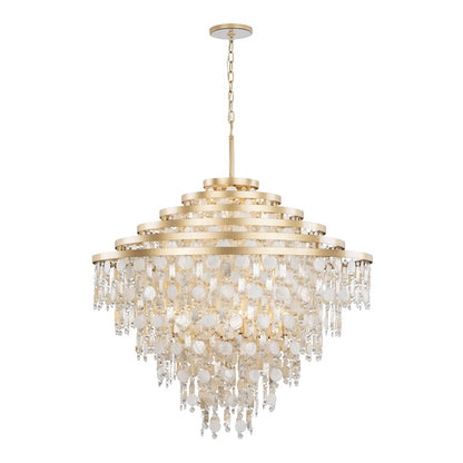 Kalani Chandelier, French Gold