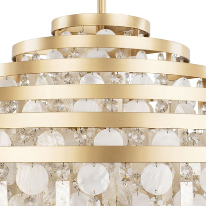 Kalani Chandelier, French Gold