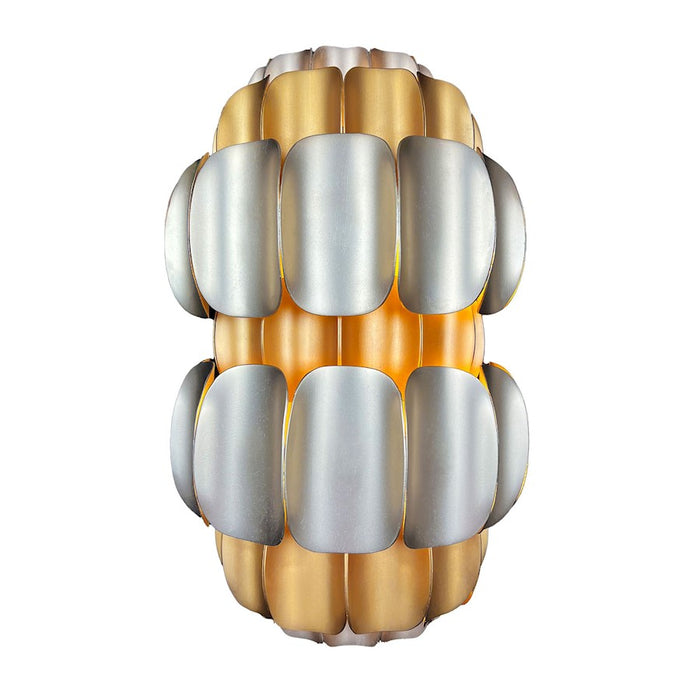 Varaluz Swoon 2-Lt Sconce, Antique Gold/Gold Dust - 382W02AGGD
