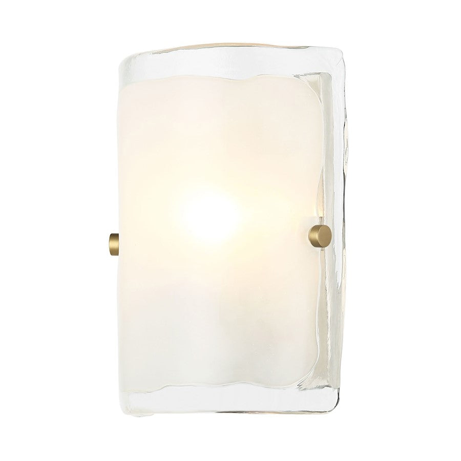 Fairchild Sconce, Black/Nickel/Satin Brass/Clear