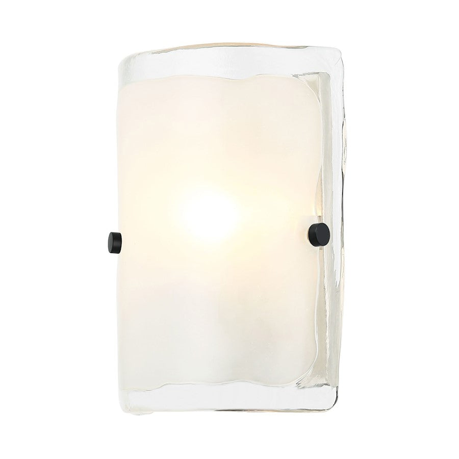 Fairchild Sconce, Black/Nickel/Satin Brass/Clear