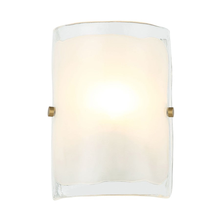 Fairchild Sconce, Black/Nickel/Satin Brass/Clear