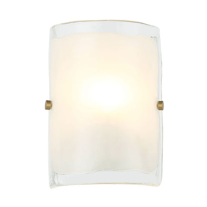 Fairchild Sconce, Black/Nickel/Satin Brass/Clear