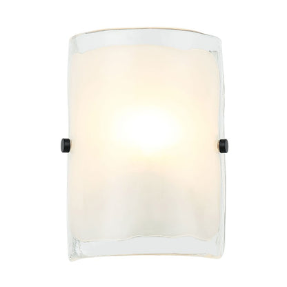 Fairchild Sconce, Black/Nickel/Satin Brass/Clear